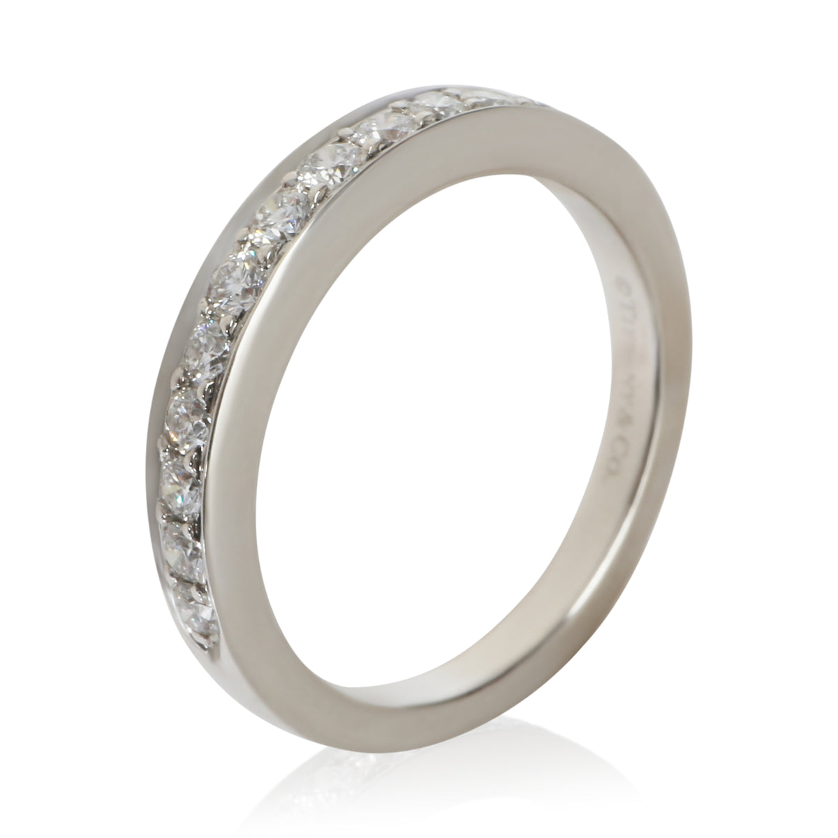 Tiffany & Co. Platinum Diamond Band 5