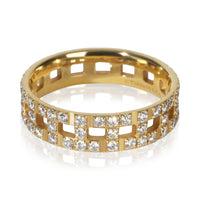 Tiffany & Co. Yellow Gold Diamond Tiffany T Wide Ring 2
