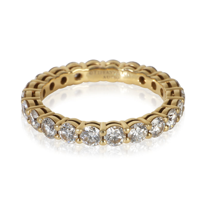 Tiffany & Co. Yellow Gold Diamond Tiffany Forever Eternity Band fv