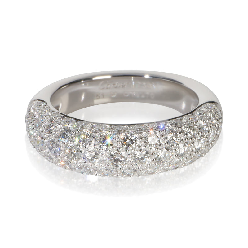 Cartier White Gold Diamond Mimi Star Ring fv