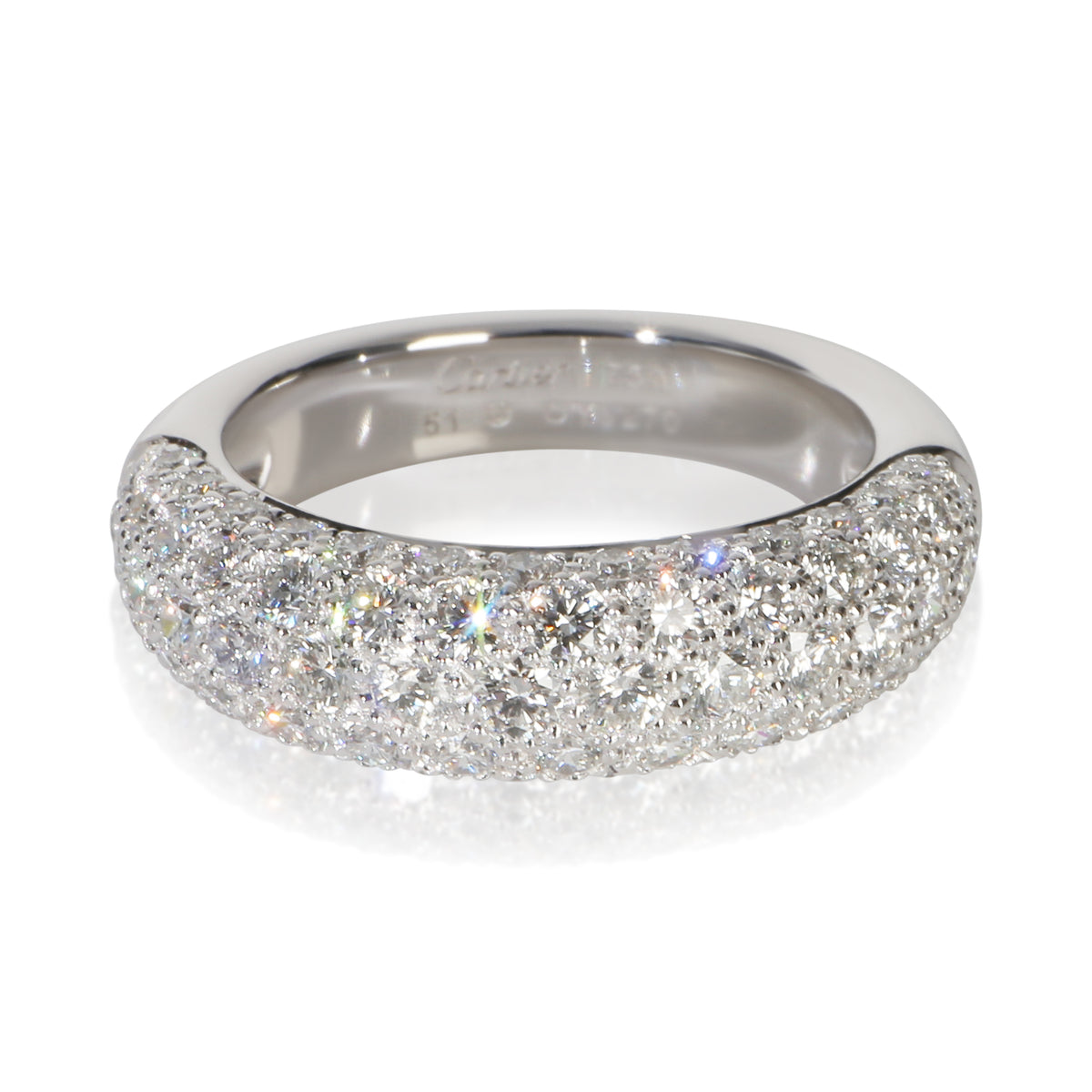 Cartier White Gold Diamond Mimi Star Ring fv