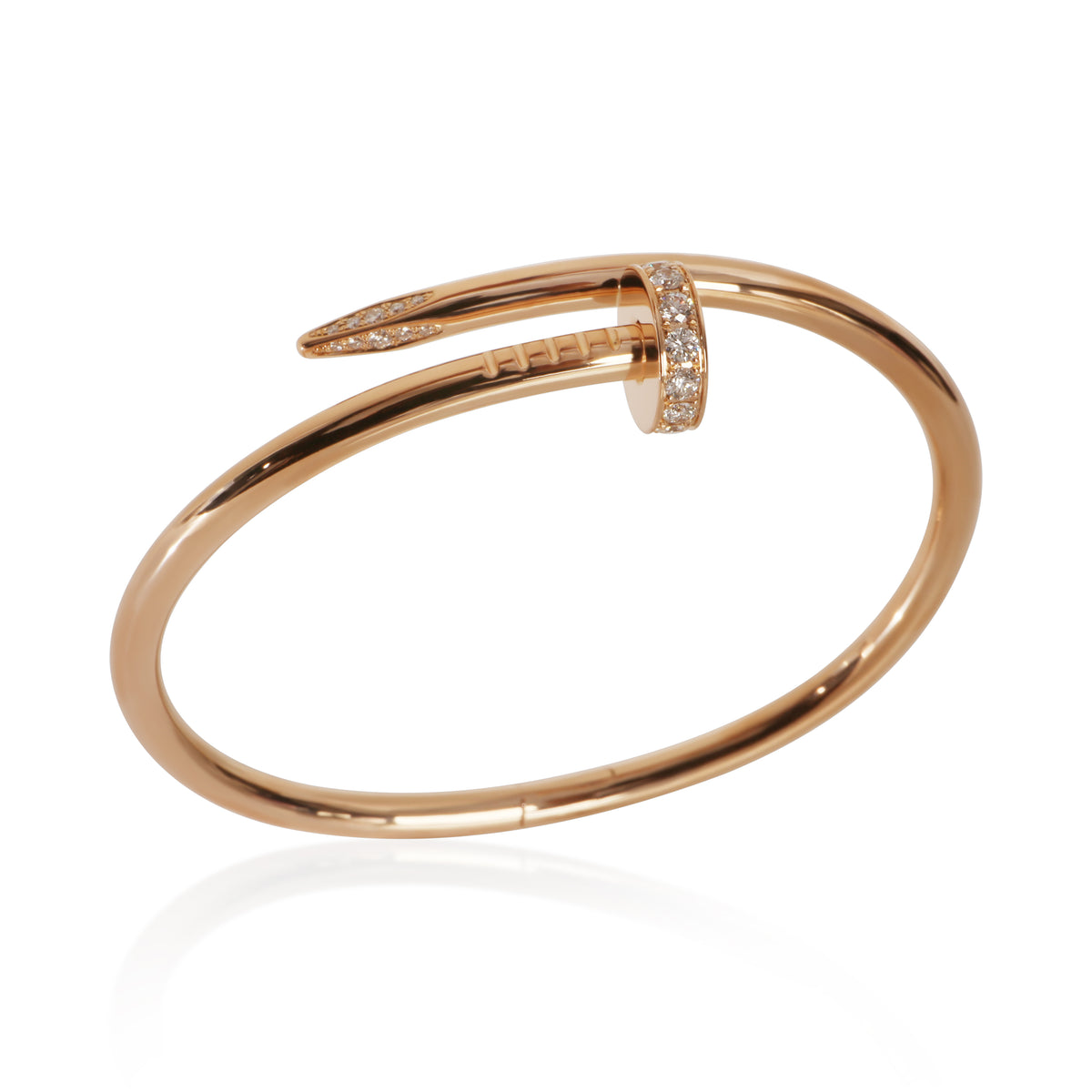 Cartier Rose Gold Diamond Juste Un Clou Bracelet 3