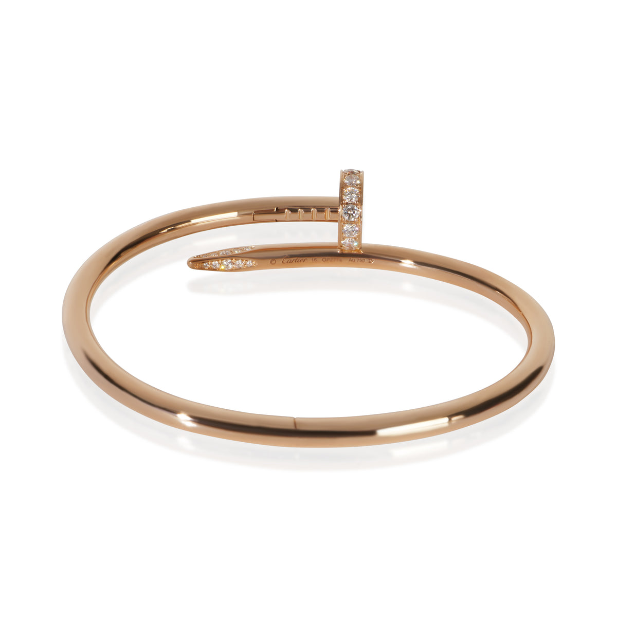 Cartier Rose Gold Diamond Juste Un Clou Bracelet 4