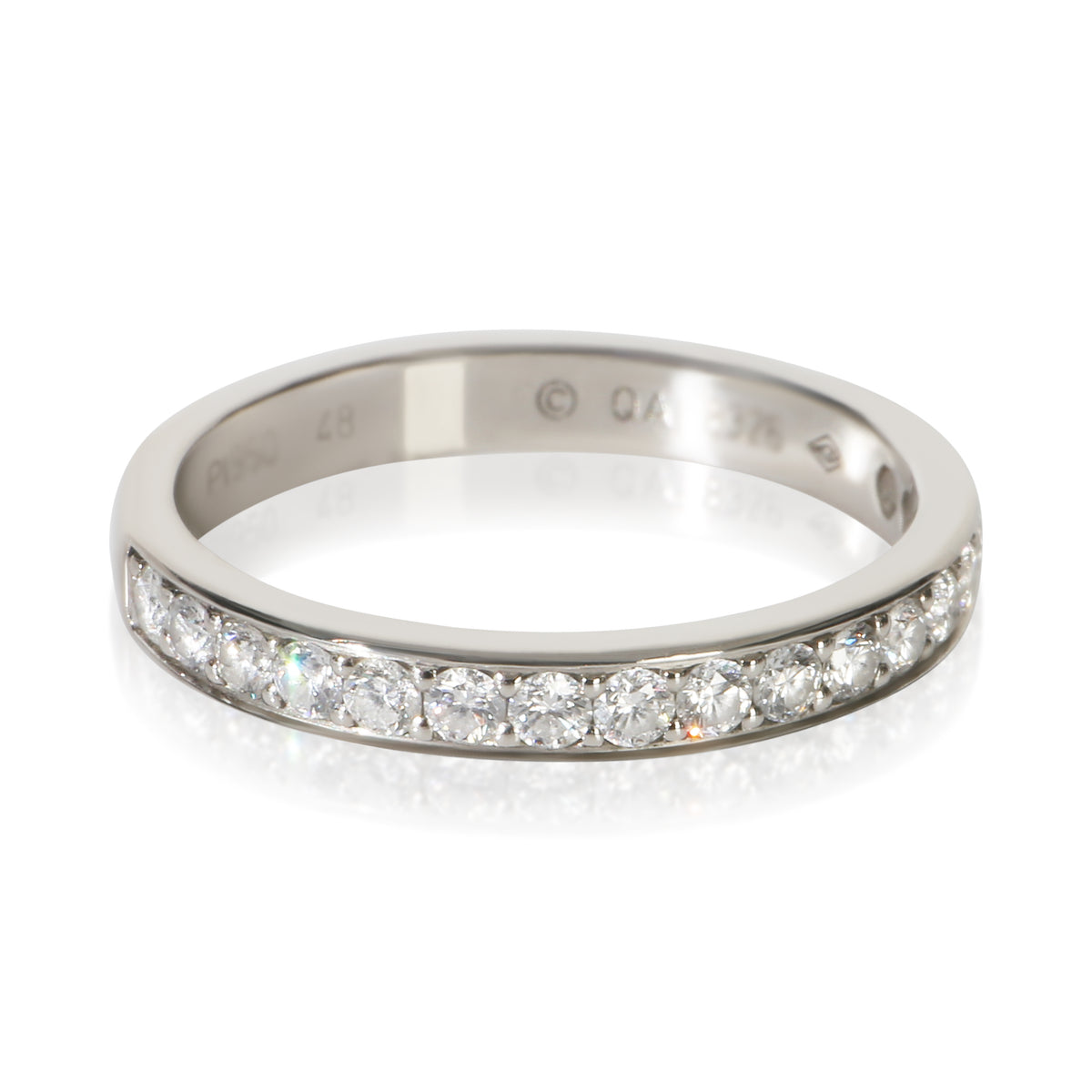 Cartier Platinum Diamond 1895 Band fv