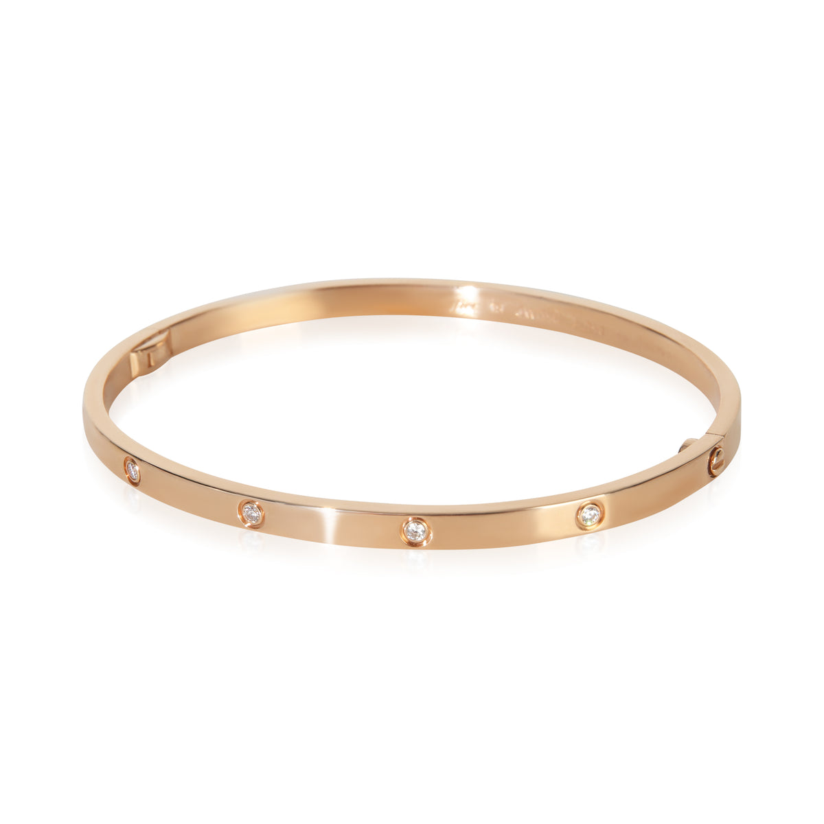 Cartier Rose Gold Diamond Small Model Love Bracelet 2