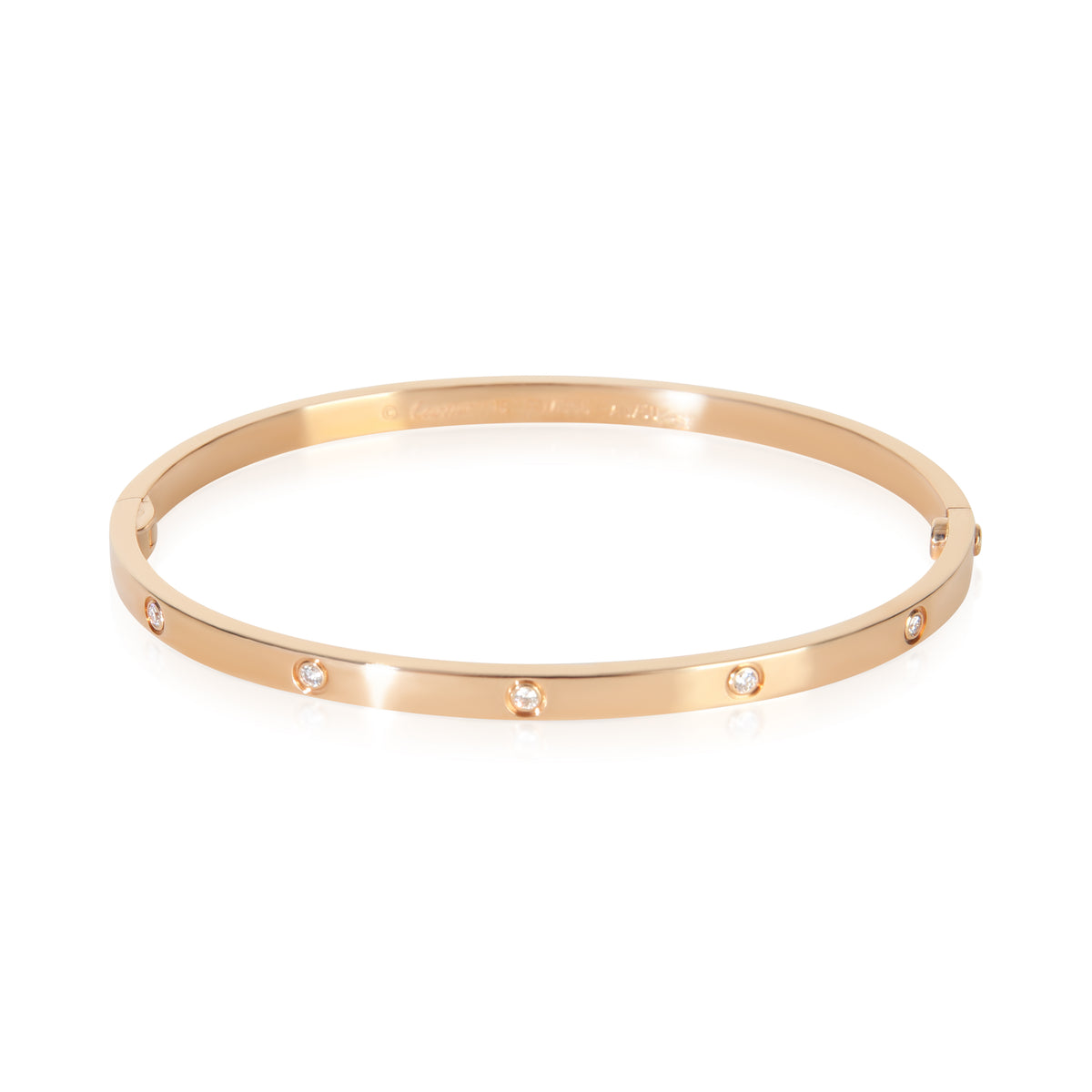Cartier Rose Gold Diamond Small Model Love Bracelet fv