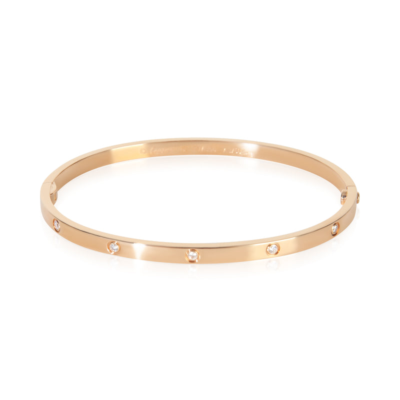 Cartier Rose Gold Diamond Small Model Love Bracelet fv