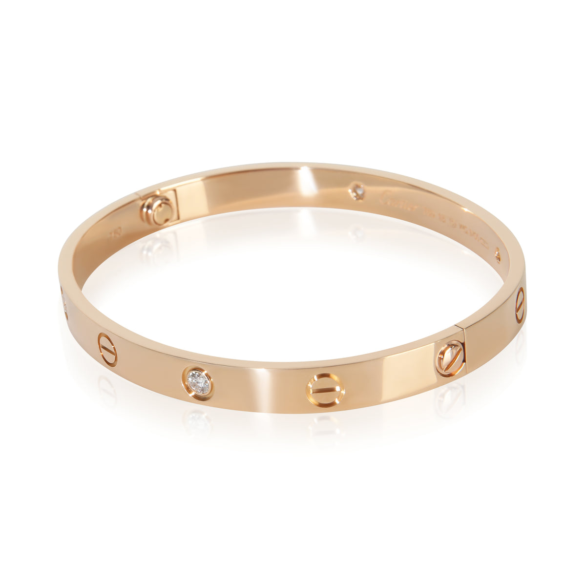 Cartier Rose Gold Diamond Love Bracelet 2