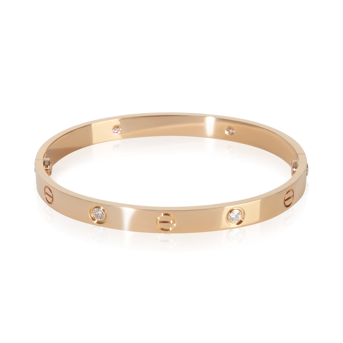 Cartier Rose Gold Diamond Love Bracelet 3