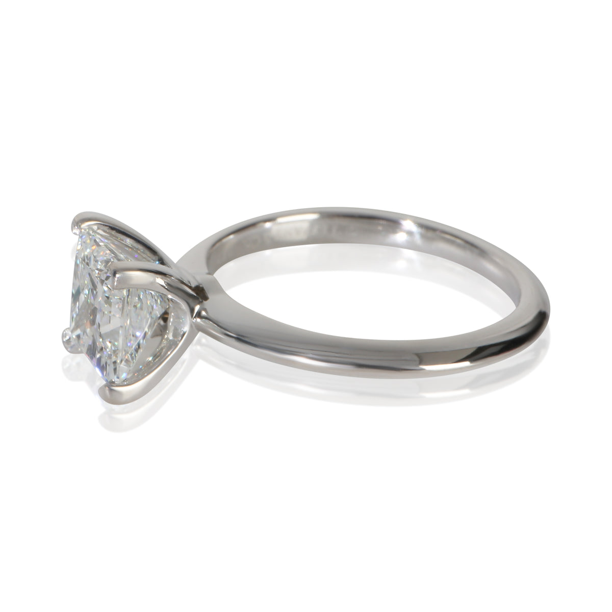 Tiffany & Co. 1.56 ct Princess Diamond Engagement Ring 3