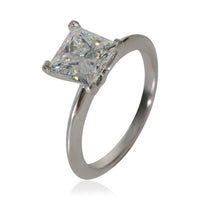 Tiffany & Co. 1.56 ct Princess Diamond Engagement Ring 5