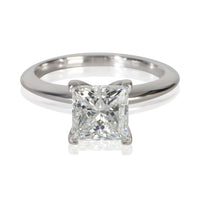 Tiffany & Co. 1.56 ct Princess Diamond Engagement Ring fv
