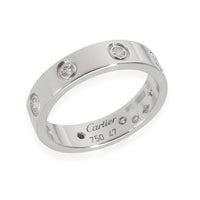 Cartier White Gold Diamond Small Model Love Ring