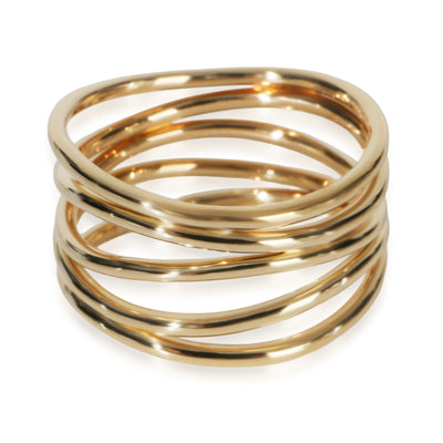 Tiffany & Co. Yellow Gold  Elsa Peretti Wave Ring fv