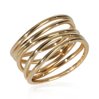 Tiffany & Co. Yellow Gold  Elsa Peretti Wave Ring 4