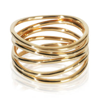 Tiffany & Co. Yellow Gold  Elsa Peretti Wave Ring 5