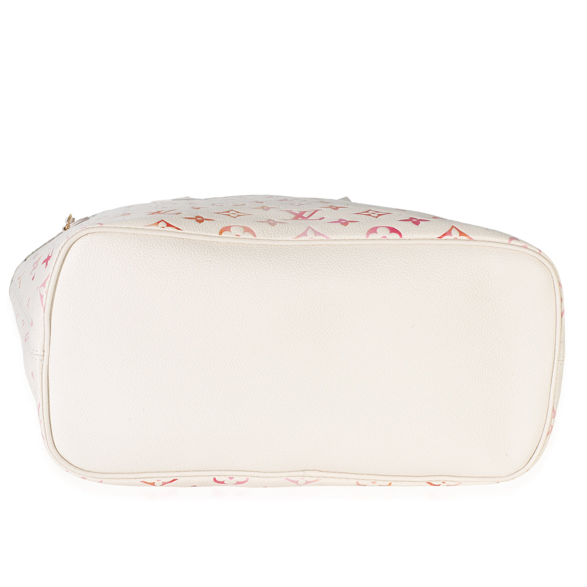 Louis Vuitton White Monogram Empreinte Sunrise Aquarelle Neverfull MM Handbag 5