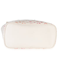 Louis Vuitton White Monogram Empreinte Sunrise Aquarelle Neverfull MM Handbag 5
