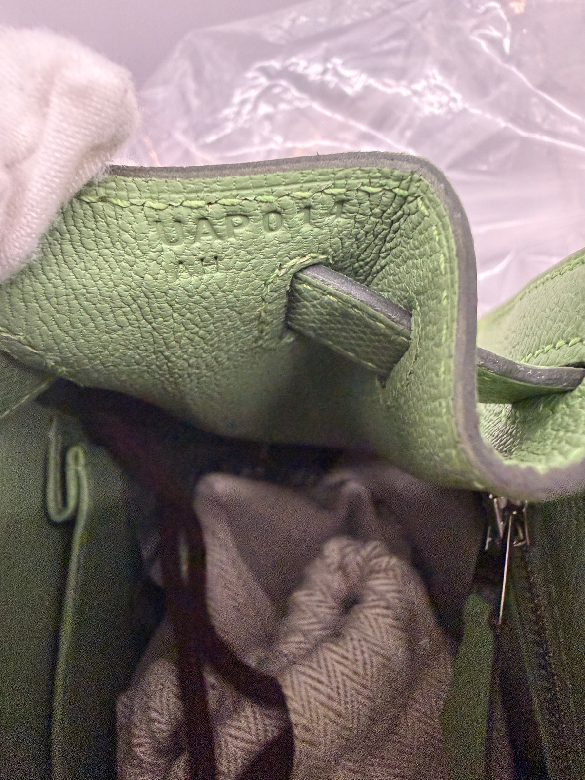Hermès Vert Criquet Epsom Sellier Kelly 28 PHW Handbag ad3