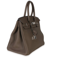 Hermès Ecorce Togo Birkin 35 PHW Handbag 3