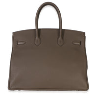 Hermès Ecorce Togo Birkin 35 PHW Handbag 4