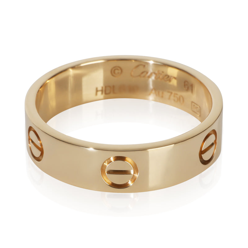Cartier Yellow Gold  Love Ring fv