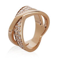 Tiffany & Co. Rose Gold Diamond Atlas X Wide Ring 4