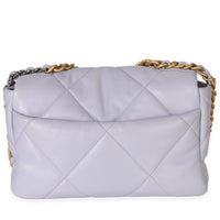 Chanel Purple Calfskin Small 19 Flap Bag Handbag 4