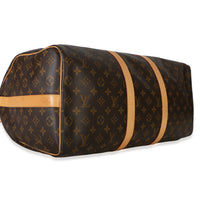 Louis Vuitton Monogram Canvas Keepall Bandouliere 50 Handbag 7