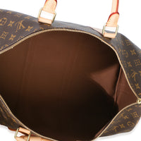 Louis Vuitton Monogram Canvas Keepall Bandouliere 50 Handbag 8
