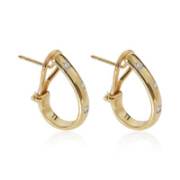 Tiffany & Co. Yellow Gold & Platinum Diamond Etoile Earrings 2