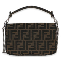 Fendi X FRGMT X POKEMON Brown FF Jacquard Fabric Dratini Mini Baguette Bag Handbag 4