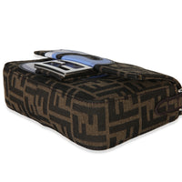 Fendi X FRGMT X POKEMON Brown FF Jacquard Fabric Dratini Mini Baguette Bag Handbag 6