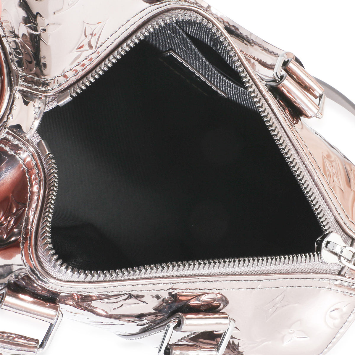 Louis Vuitton Gunmetal Mirror Monogram Heritage Keepall Bandouliere 25 Handbag 9
