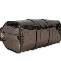 Louis Vuitton Gunmetal Mirror Monogram Heritage Keepall Bandouliere 25 Handbag 7
