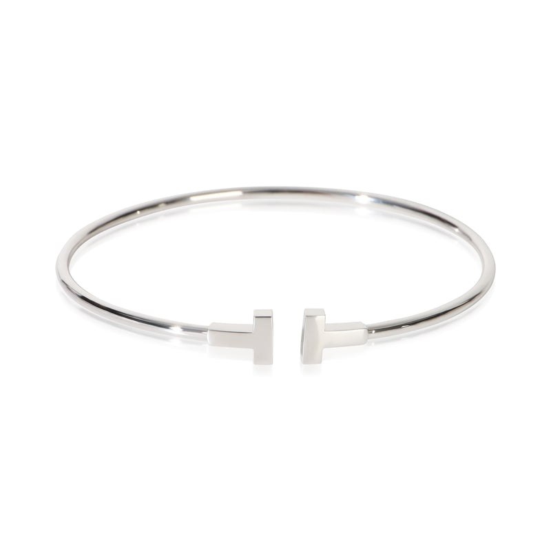 Tiffany & Co. White Gold  Tiffany T Narrow Bracelet fv