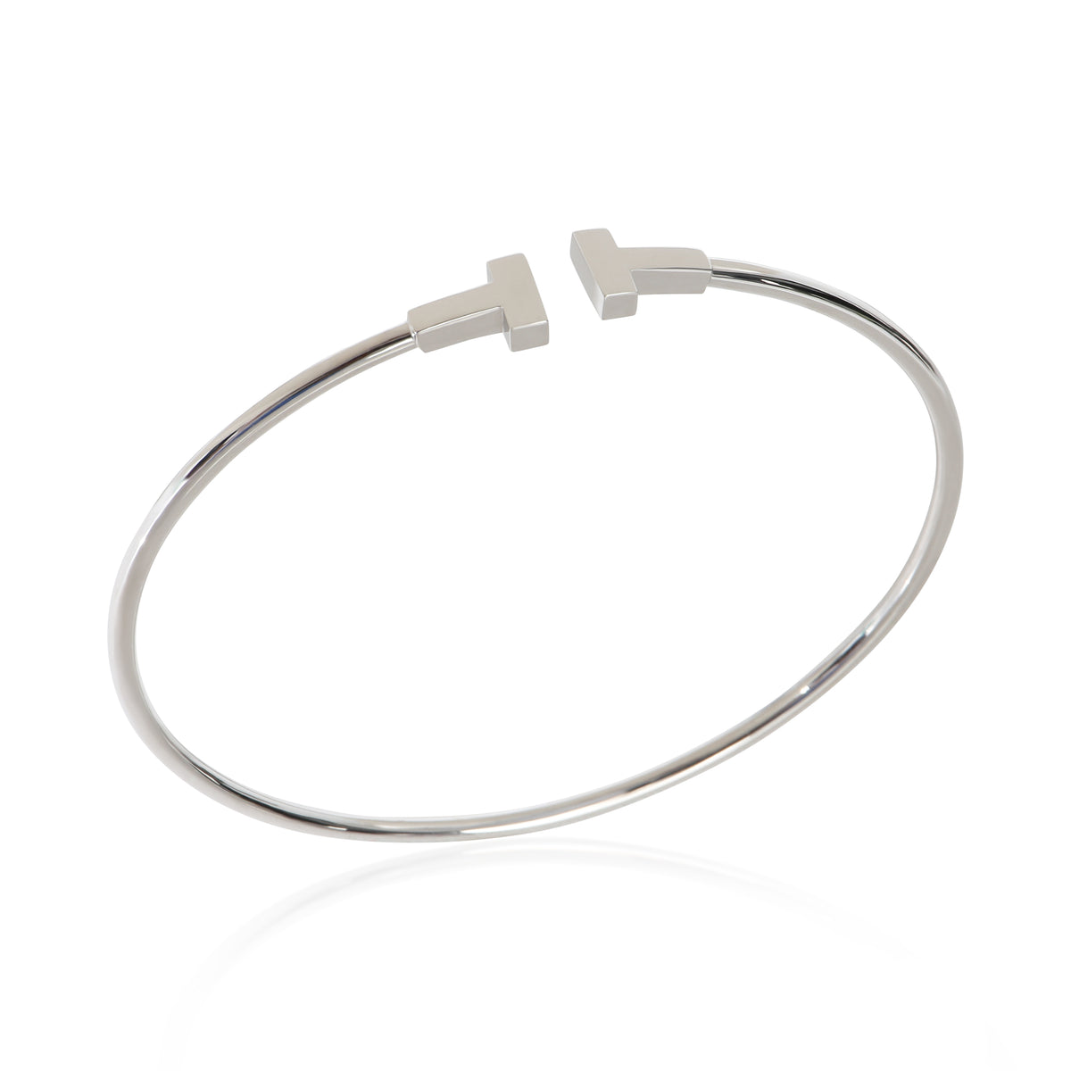 Tiffany & Co. White Gold  Tiffany T Narrow Bracelet 3