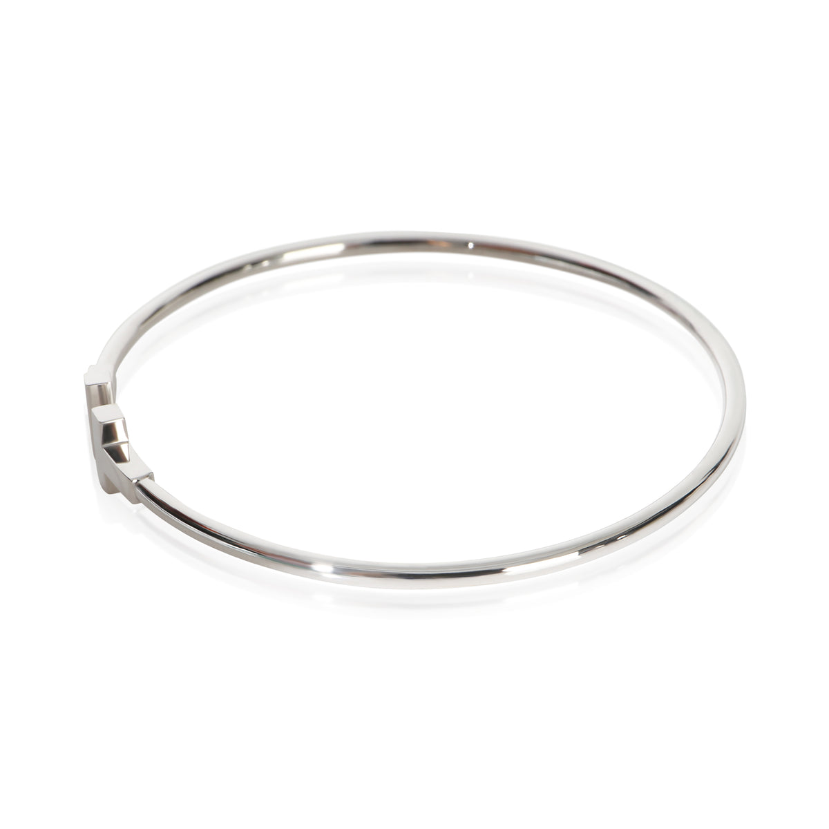 Tiffany & Co. White Gold  Tiffany T Narrow Bracelet 4