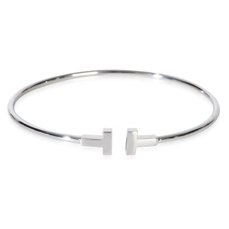 Tiffany & Co. White Gold  Tiffany T Narrow Bracelet fv