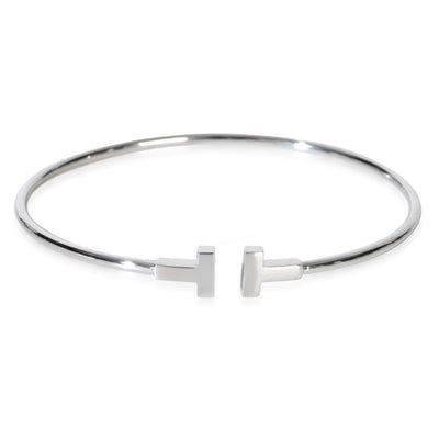 Tiffany & Co. White Gold  Tiffany T Narrow Bracelet fv