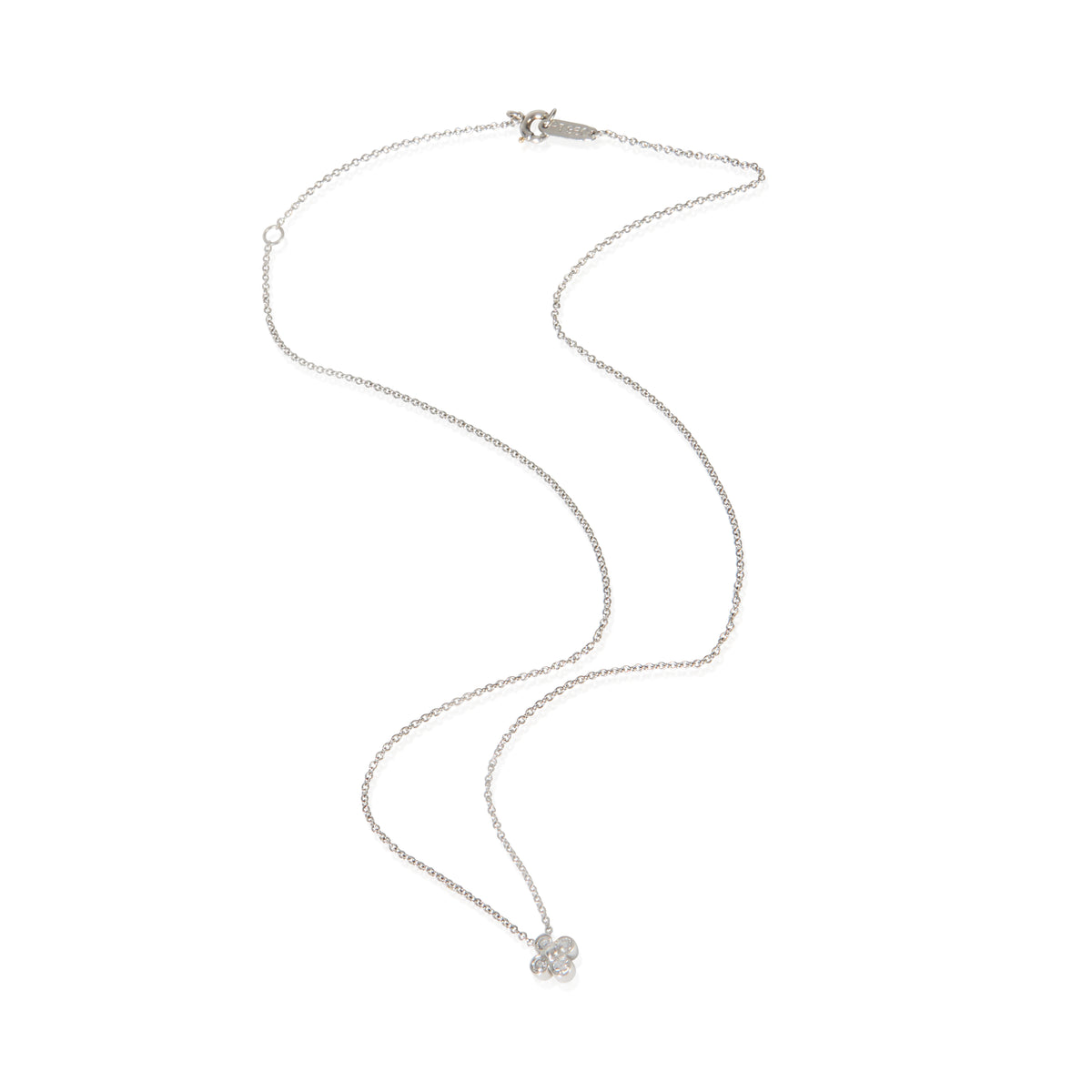 Tiffany & Co. Platinum Diamond Lace Pendant 3
