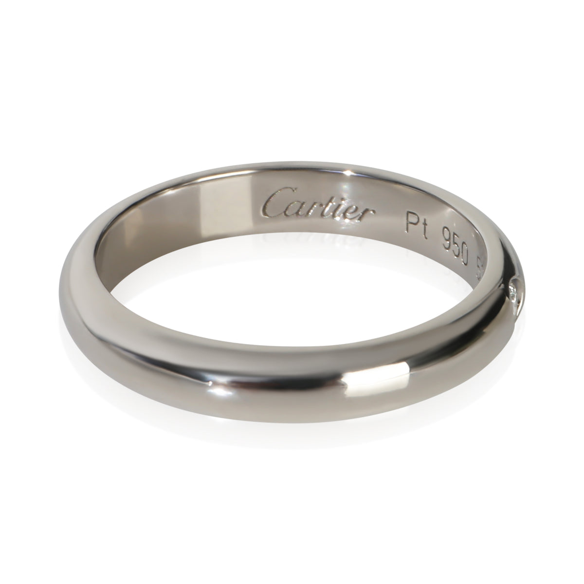 Cartier Platinum Diamond 1895 Band 3