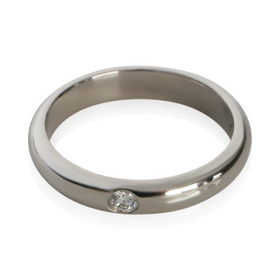 Cartier Platinum Diamond 1895 Band fv