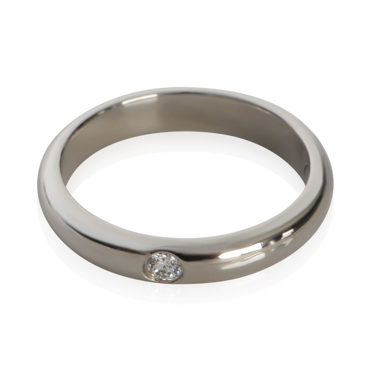 Cartier Platinum Diamond 1895 Band fv
