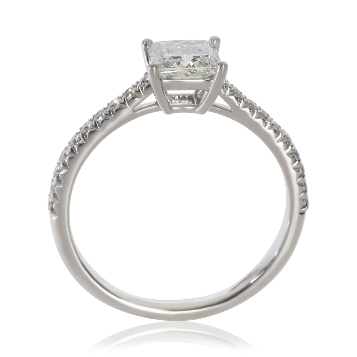Tiffany & Co. 0.83 ct Princess Diamond Novo Engagement Ring 4