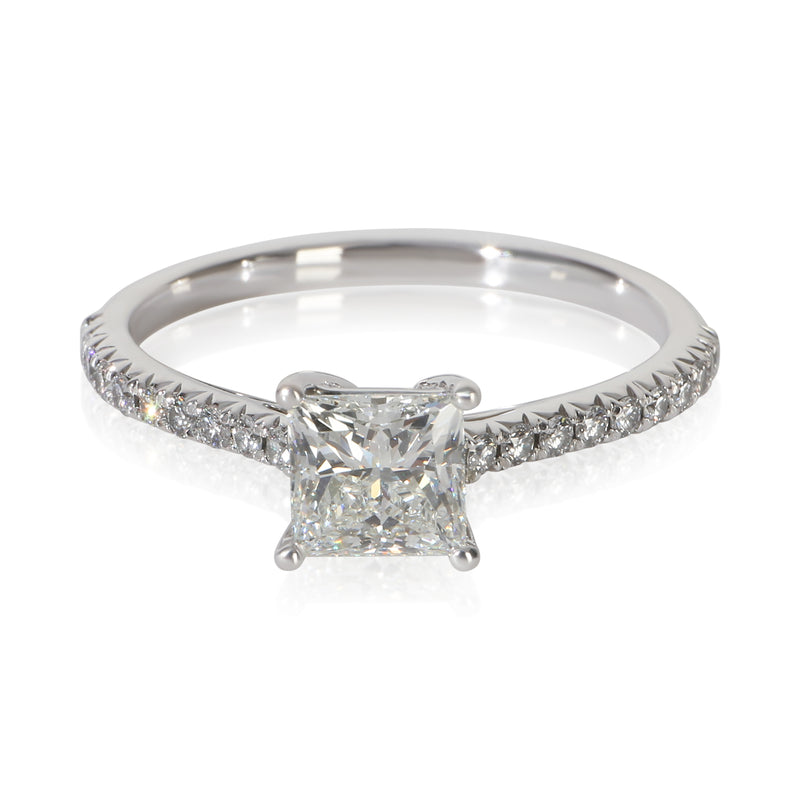 Tiffany & Co. 0.83 ct Princess Diamond Novo Engagement Ring fv