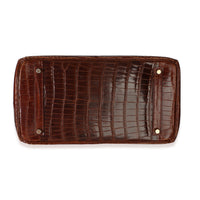 Hermès Miel Shiny Porosus Crocodile Birkin 35 GHW Handbag 5