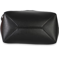 Loewe Black Shiny Calfskin Mini Puzzle Fold Tote Handbag 2