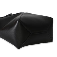 Loewe Black Shiny Calfskin Mini Puzzle Fold Tote Handbag 3
