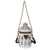 Louis Vuitton Patent Monogram X FORNASETTI Architettura Cannes Handbag 8